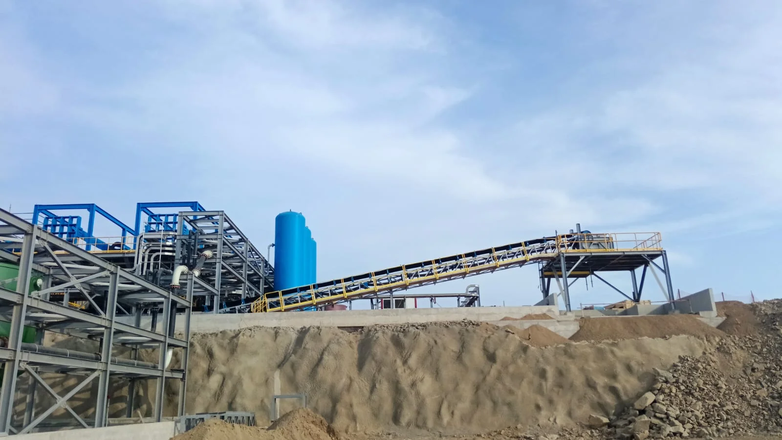 Planta de filtrado de relaves